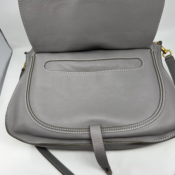 🤩AUTHENTIC*EXCELLENT CONDITION Chloé Marcie Satchel/Crossbody Handle Bag Medium - Picture 10 of 11